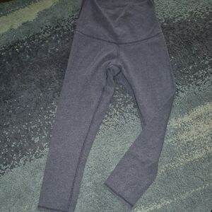 lululemon athletica Hi Rise Wunder Under Crop *cotton Blue
